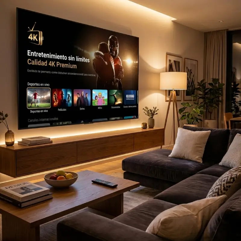 Precios IPTV España con abono Strong 4K en Smart TV